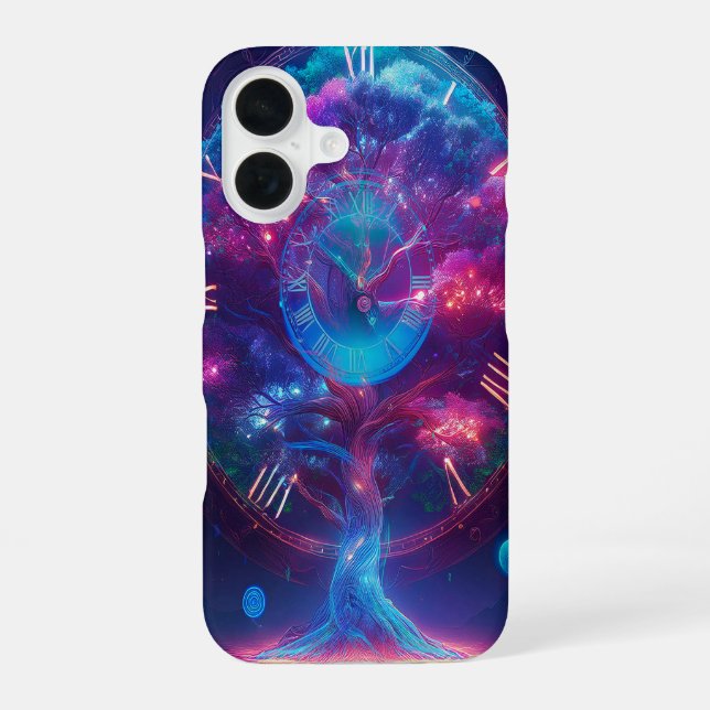 Zeit iPhone 16 Hülle (Rückseite)
