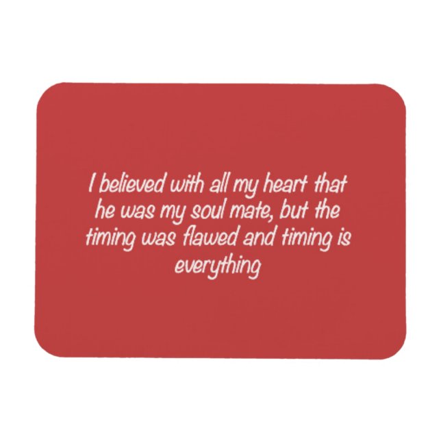 ZEIT IST ALLES, WAS SOULMATE LIEBE QUOTES EXPRESSI MAGNET (Horizontal)