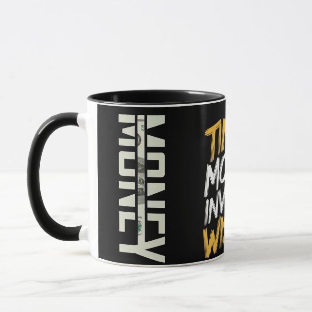 "Zeit ist Geld" ist eine kraftvolle Metapher, die  Tasse (Links)