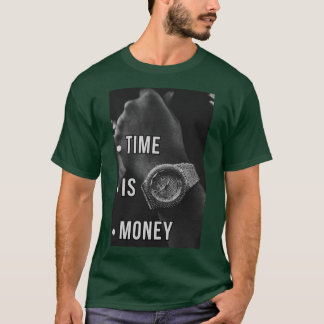 Zeit ist Geld - kühne Luxus-Design T-Shirt