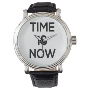 Zeit ist jetzt, Uhrentwurf, Wortkunst Armbanduhr