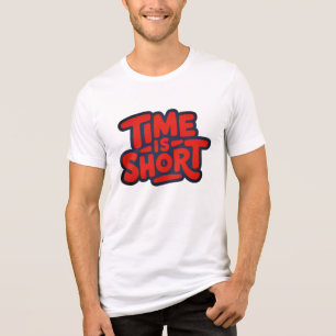 Zeit ist Kurz Tri-Blend Shirt