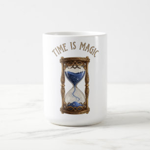 Zeit ist Zauberei - Mystische Stundenglasfantasie- Kaffeetasse