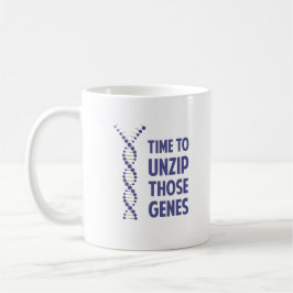 Zeit, jene genetischen Gene zu öffnen Kaffeetasse