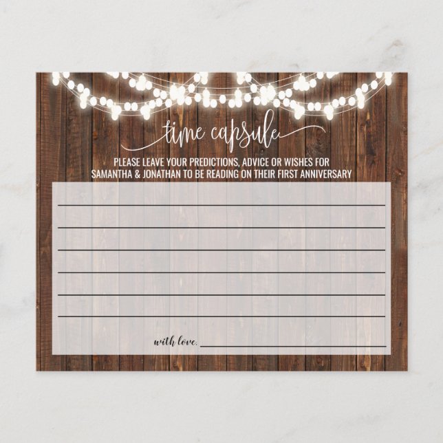 Zeit Kapselinfos für Mehrzweckdusche Rustikale Kar Flyer (Vorne)