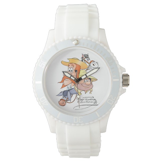 Zeit? Kein Traum von @QUIXOTEdotTV Armbanduhr (Vorderseite)