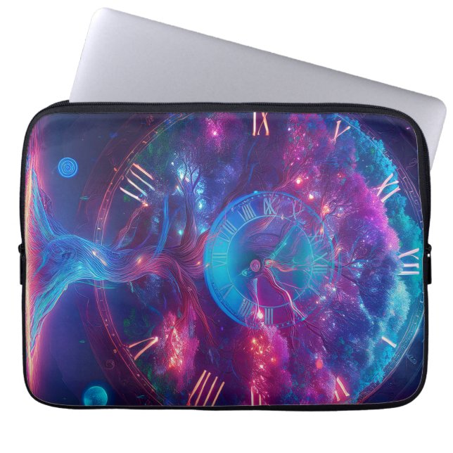 Zeit Laptopschutzhülle (Vorderseite)