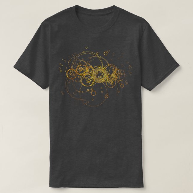 Zeit Lord Schreiben transparent  T-Shirt (Design vorne)