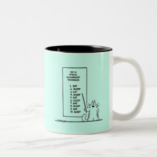 Zeit-Management Zweifarbige Tasse