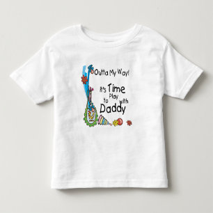 Zeit, mit Daddy zu spielen Kleinkind T-shirt