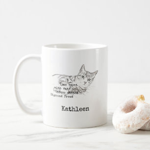 Zeit mit Katzen verbracht. . . Kaffeetasse