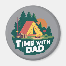 Zeit mit Vater - Vatertag Magnet