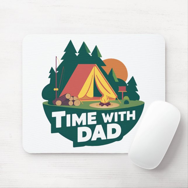 Zeit mit Vater - Vatertag Mousepad (Mit Mouse)