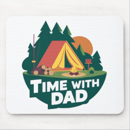Zeit mit Vater - Vatertag Mousepad