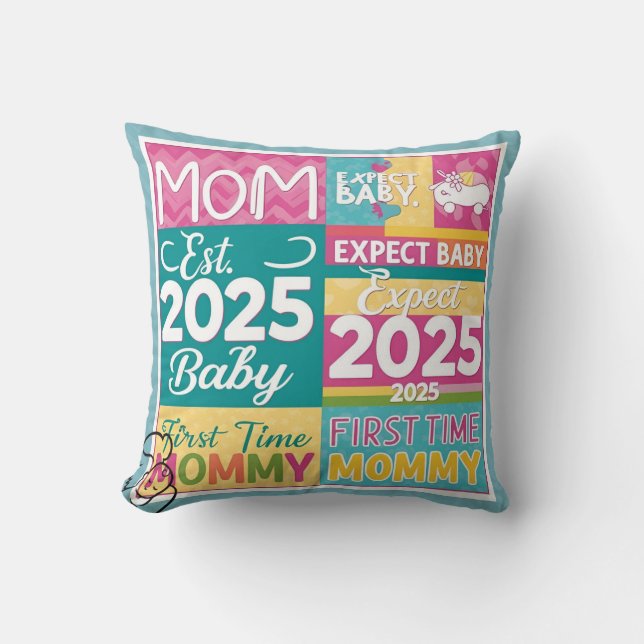 Zeit Mommyhood: Mama Osten. 2025 Keepake Kissen (Vorderseite)