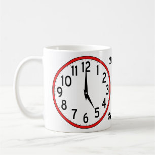 Zeit, nach Hause zu gehen Kaffeetasse