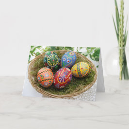 Zeit-O.K. Ostern nur, zum der Eier in eine Feiertagskarte
