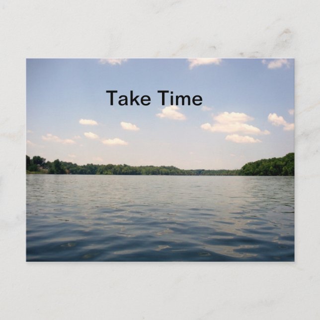 Zeit Postkarte (Vorderseite)