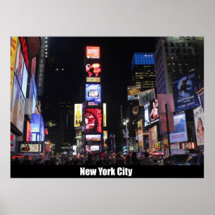 Zeit-Quadrat-Neue York-Stadt Poster