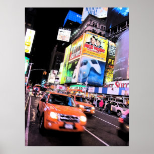 Zeit-Quadrat, New- York Cityplakat Poster