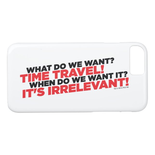 Zeit-Reise Case-Mate iPhone Hülle (Rückseite (Horizontal))