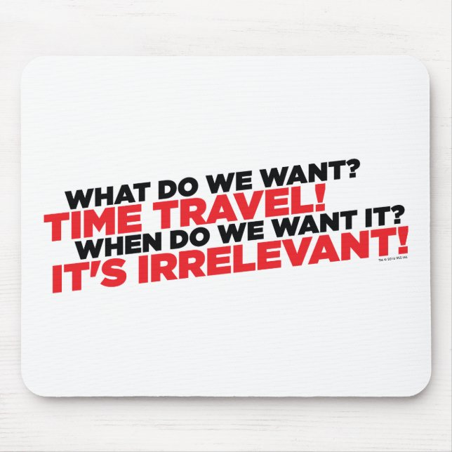 Zeit-Reise Mousepad (Vorne)