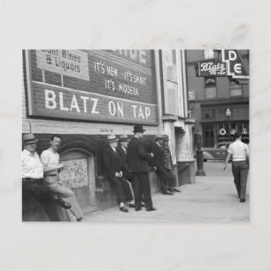 Zeit töten in Butte, 1939 Postkarte