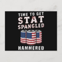 Zeit, um die Star Spangled Hammered Ber USA Flag