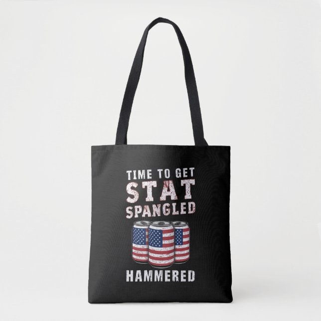 Zeit, um die Star Spangled Hammered Ber USA Flag Tasche (Vorderseite)