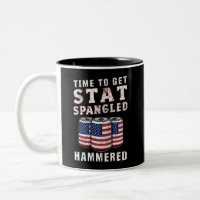 Zeit, um die Star Spangled Hammered Ber USA Flag