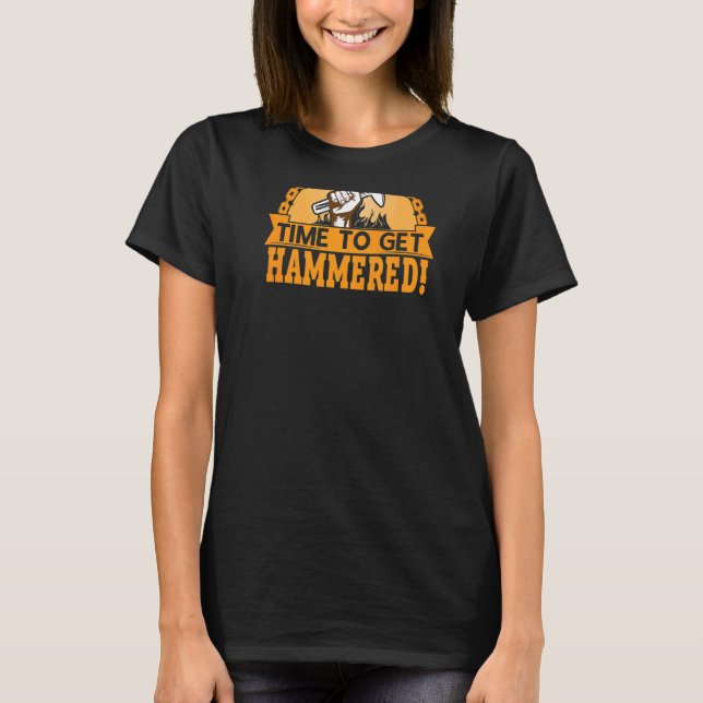 Zeit, um Hammerdruckschmiedekunst zu erhalten T-Shirt (Vorderseite)