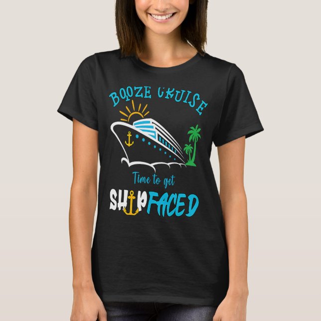 Zeit, um Schiff vor Piraten gedachte Booze Cruise  T-Shirt (Vorderseite)