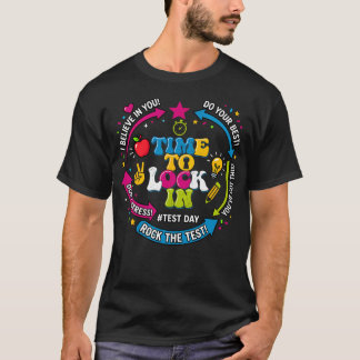 Zeit, um sich am Testtag für Lehrer zu testen T-Shirt