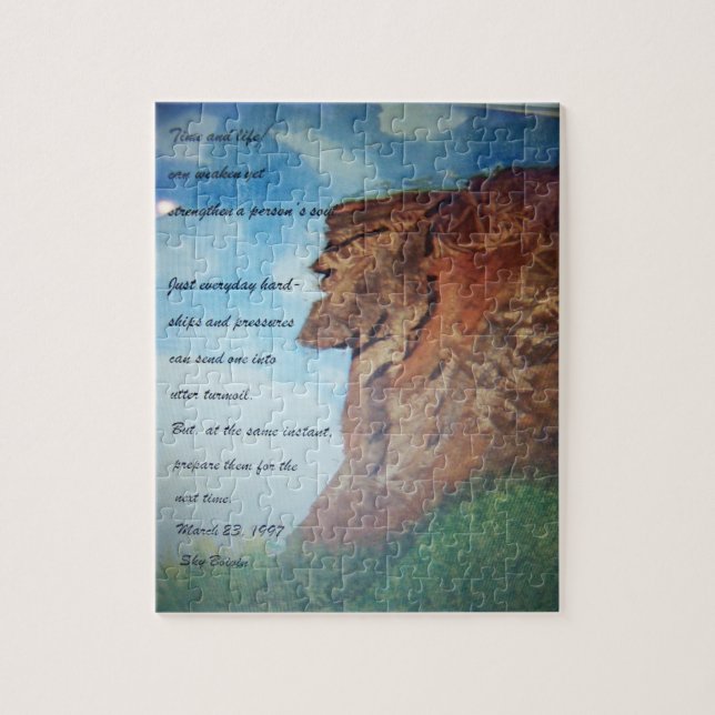 Zeit und Lebengedichtpuzzlespiel (Vertikal)