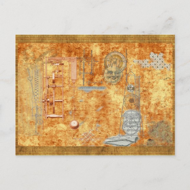 Zeit und Zeit wieder Postkarte (Vorderseite)