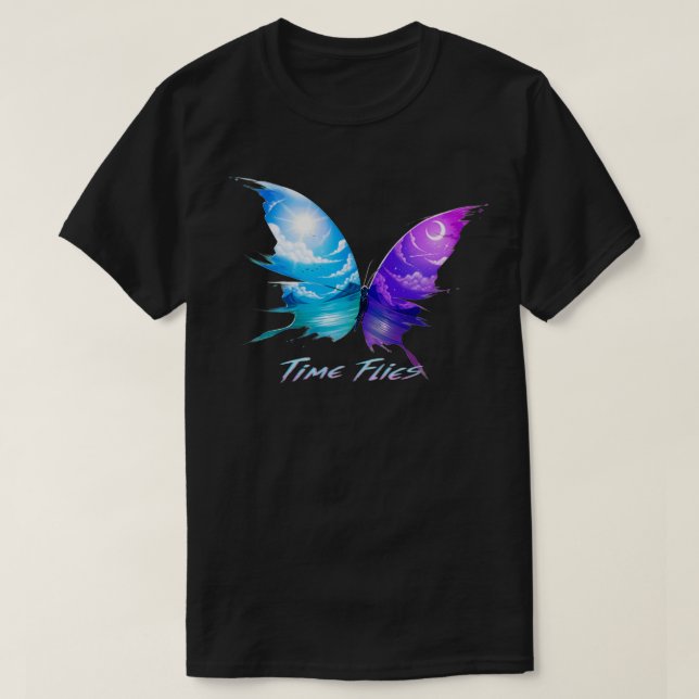Zeit vergeht T-Shirt (Design vorne)
