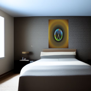 Zeit wartet auf niemanden   AI Art Poster