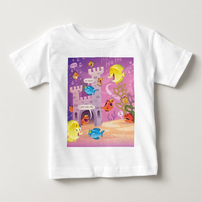 Zeit Zählung-Unter zum Meer Baby T-shirt (Vorderseite)