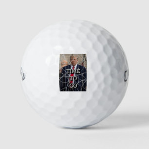 Zeit zu gehen. golfball