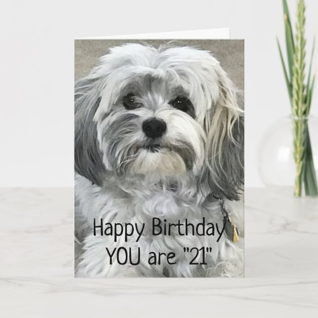 ZEIT ZUM 21. BIRTHTAG VON CELEBRATE KARTE (Vorderseite)