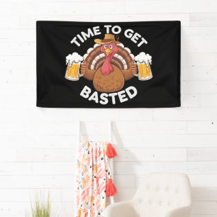 Zeit zum Begießen Lustiger Bier Erntedankfest Trut Banner