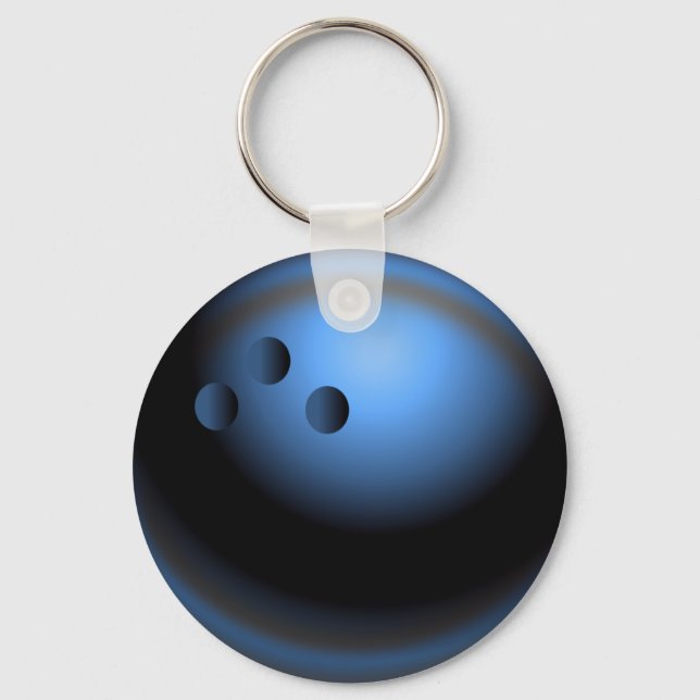 Zeit zum Bowlen Schlüsselanhänger (Vorderseite)