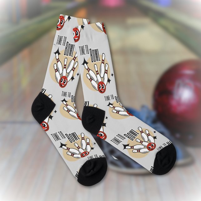 Zeit zum Bowling Socken (Von Creator hochgeladen)