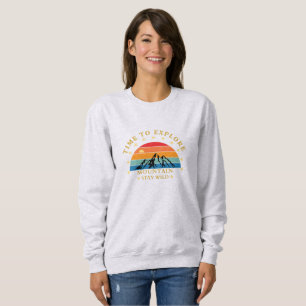 Zeit zum Entdecken Mountain Shirt – Retro-Wander-T