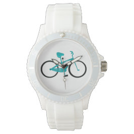 Zeit zum Fahren des Wasserradfahrers Armbanduhr