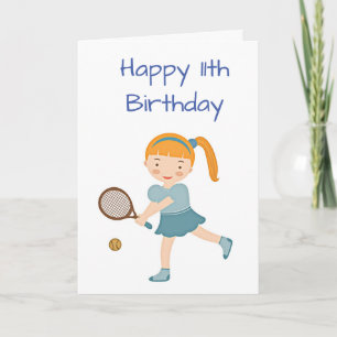ZEIT ZUM FEIERN DER "11." BIRTHDAY Card Karte