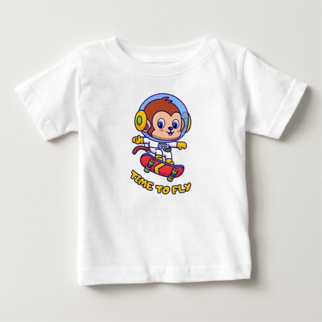 Zeit zum Fliegen Baby T-shirt (Vorderseite)