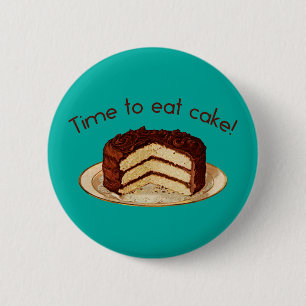 Zeit zum Kuchen Button