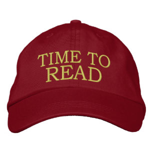 Zeit zum Lesen - Cap Bestickte Baseballkappe