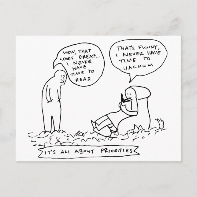 Zeit zum Lesen Postkarte (Vorderseite)